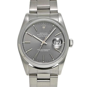 ロレックス デイトジャスト 36 16200 グレー メンズ 時計 【中古】【wristwatch】