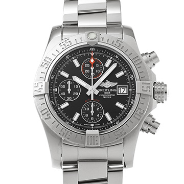 ブライトリング スーパーアベンジャー II A1338111/BC32 ブラック メンズ 時計 【中古】【wristwatch】