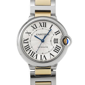 カルティエ バロンブルー ドゥ カルティエ MM SG W6920047 シルバー ユニセックス 時計 【中古】【wristwatch】