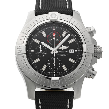 ブライトリング スーパーアベンジャー クロノグラフ 48 A13375101B1X1 ブラック メンズ 時計 【中古】【wristwatch】
