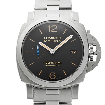 パネライ ルミノールマリーナ 1950 3デイズ アッチャイオ PAM00722 ブラック メンズ 時計 【中古】【wristwatch】