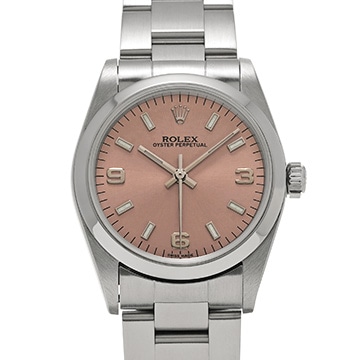 ロレックス オイスターパーペチュアル 77080 ピンク ユニセックス 時計 【中古】【wristwatch】