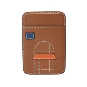 エルメス カードケース Mag Safe エマン フォーブル ゴールド ヴォースイフト ユニセックス 【中古】【other】