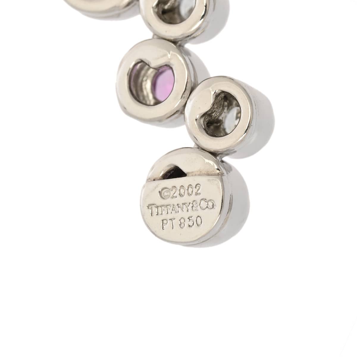 ティファニー バブルネックレス 3PPS 2PD シルバー Pt950プラチナ レディース ジュエリー 【中古】【jewelry】