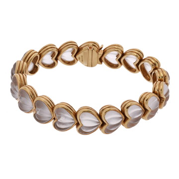ブシュロン ロッククリスタル ブレスレット ゴールド K18イエローゴールド YG レディース ジュエリー 【中古】【jewelry】