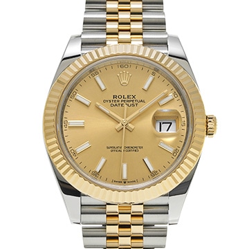 ロレックス デイトジャスト 41 126333 シャンパン メンズ 時計 【中古】【wristwatch】