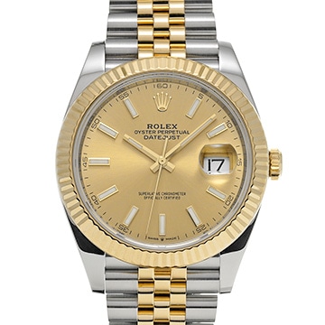 ロレックス デイトジャスト 41 126333 シャンパン メンズ 時計 【中古】【wristwatch】