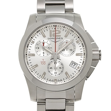 ロンジン コンクエスト L3.700.4.76.6 シルバー メンズ 時計 【中古】【wristwatch】
