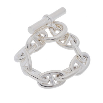 エルメス シェーヌダンクル ブレスレット TGM 9コマ シルバー シルバー925 ユニセックス ジュエリー 【中古】【jewelry】