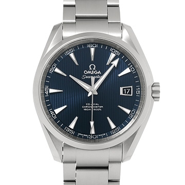 オメガ シーマスター アクアテラ コーアクシャル 231.10.42.21.03.001 ブルー メンズ 時計 【中古】【wristwatch】