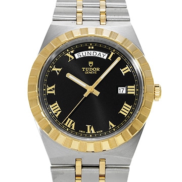 チューダー / チュードル ロイヤル 28603 ブラック メンズ 時計 【中古】【wristwatch】