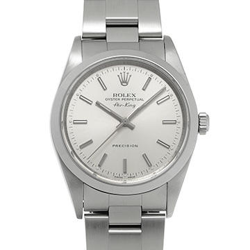ロレックス エアキング 14000M シルバー メンズ 時計 【中古】【wristwatch】