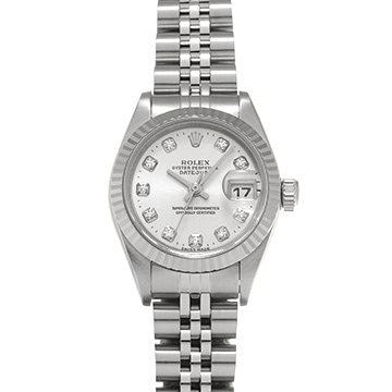 ロレックス デイトジャスト 79174G シルバー/ダイヤモンド レディース 時計 【中古】【wristwatch】
