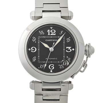 カルティエ パシャC W31043M7 ブラック ユニセックス 時計 【中古】【wristwatch】