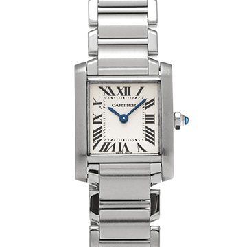カルティエ タンクフランセーズ SM　 W51008Q3 シルバー レディース 時計 【中古】【wristwatch】