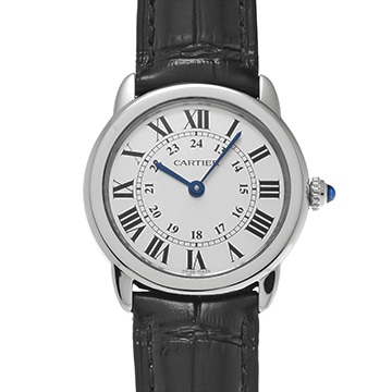 カルティエ ロンドソロ ドゥ カルティエ SM WSRN0019 シルバー レディース 時計 【中古】【wristwatch】