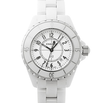 シャネル J12 33MM H0968 ホワイト レディース 時計 【中古】【wristwatch】
