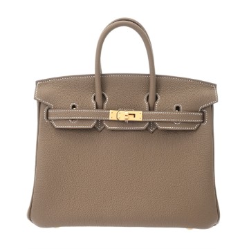エルメス バーキン 25 エトゥープ トゴ レディース バッグ 【新品】【bag】