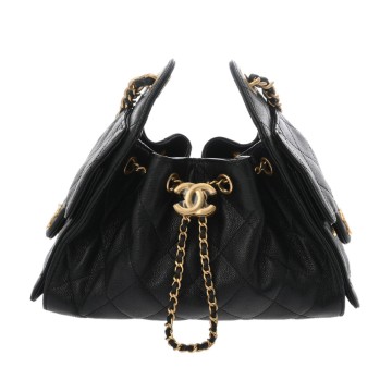 シャネル ミニ ハンドバッグ CHANEL 25 ブラック AS5631 グレインドカーフスキン レディース バッグ 【未使用】【bag】