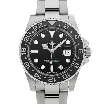 ロレックス GMTマスターII 116710LN ブラック メンズ 時計 【中古】【wristwatch】