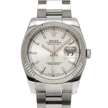 ロレックス デイトジャスト 116234 シルバー メンズ 時計 【中古】【wristwatch】