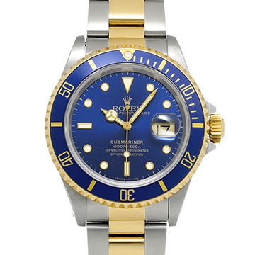 ロレックス サブマリーナ デイト 16613 ヴァイオレット メンズ 時計 【中古】【wristwatch】