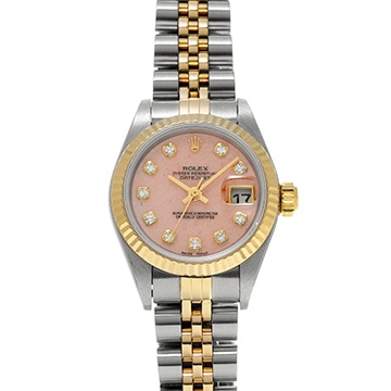 ロレックス デイトジャスト 79173G ピンクオパール/ダイヤモンド レディース 時計 【中古】【wristwatch】