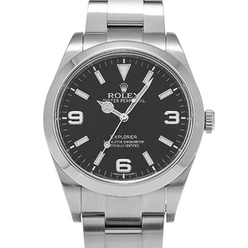 ロレックス エクスプローラー 214270 ブラック メンズ 時計 【中古】【wristwatch】