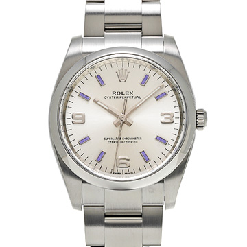 ロレックス エアキング 114200 シルバー メンズ 時計 【中古】【wristwatch】