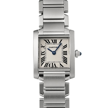 カルティエ タンクフランセーズ SM　 W51008Q3 シルバー レディース 時計 【中古】【wristwatch】