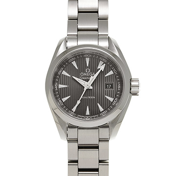 オメガ シーマスター アクアテラ クォーツ 231.10.30.60.06.001 グレー レディース 時計 【中古】【wristwatch】