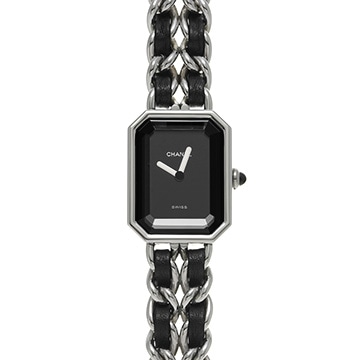 シャネル プルミエール L H0451 ブラック レディース 時計 【中古】【wristwatch】