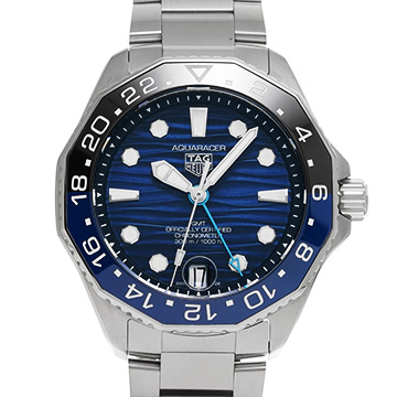 タグ ホイヤー アクアレーサー プロフェッショナル300 GMT キャリバーTH31-03 COSC WBP5114.BA0013 ブルー メンズ 時計 【中古】【wristwatch】