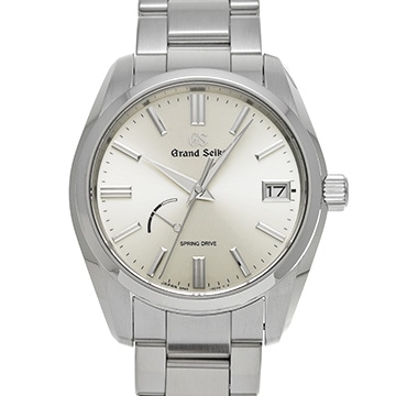 グランドセイコー ヘリテージコレクション スプリングドライブ SBGA437 シルバー メンズ 時計 【中古】【wristwatch】
