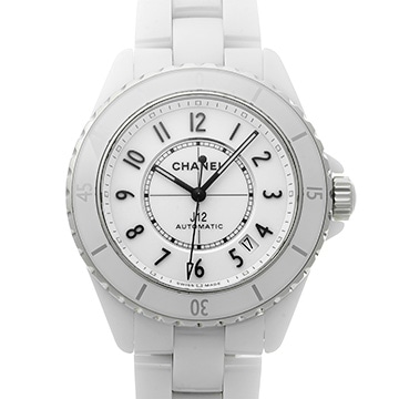 シャネル J12 キャリバー12.1 38MM H5700 ホワイトラッカー メンズ 時計 【中古】【wristwatch】