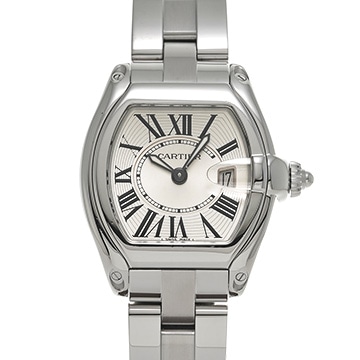 カルティエ ロードスター SM W62016V3 シルバー レディース 時計 【中古】【wristwatch】