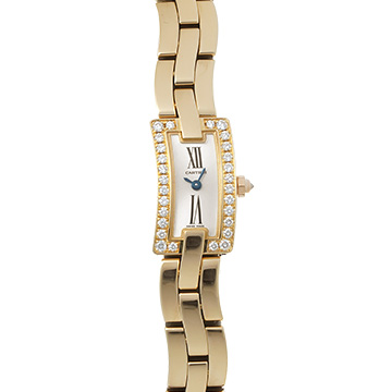 カルティエ バレリーナ WG40013J シルバー レディース 時計 【中古】【wristwatch】