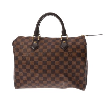 ルイ ヴィトン ダミエ スピーディ 30 エベヌ N41531 ダミエキャンバス レディース バッグ 【中古】【bag】