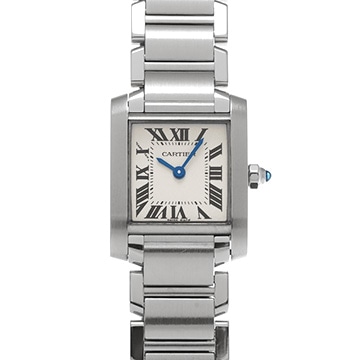 カルティエ タンクフランセーズ SM　 W51008Q3 シルバー レディース 時計 【中古】【wristwatch】
