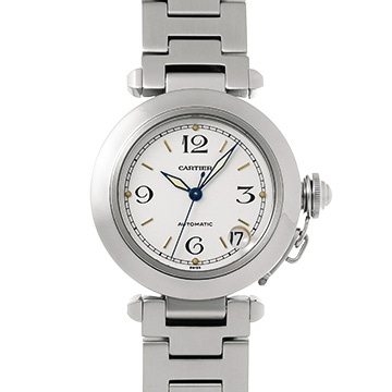 カルティエ パシャC W31015M7 ホワイト ユニセックス 時計 【中古】【wristwatch】