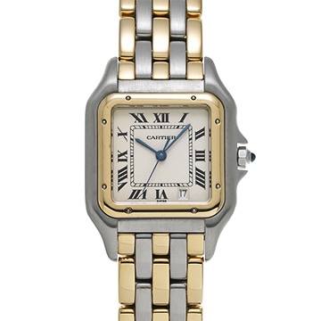 カルティエ パンテール MM 183949 ホワイト ユニセックス 時計 【中古】【wristwatch】
