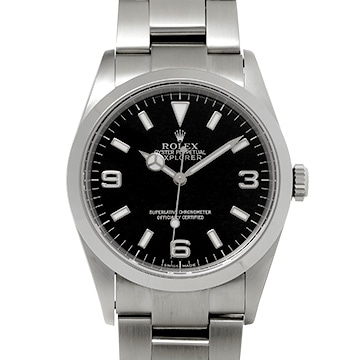 ロレックス エクスプローラー 114270 ブラック メンズ 時計 【中古】【wristwatch】