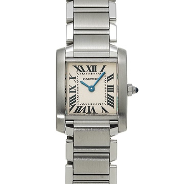 カルティエ タンクフランセーズ SM　 W51008Q3 シルバー レディース 時計 【中古】【wristwatch】