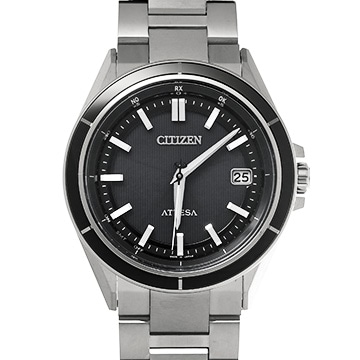 シチズン アテッサ アクトライン エコ・ドライブ CB3030-76E ブラック メンズ 時計 【中古】【wristwatch】