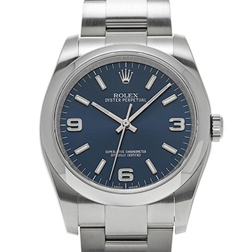 ロレックス オイスターパーペチュアル 36 116000 ブルー メンズ 時計 【中古】【wristwatch】