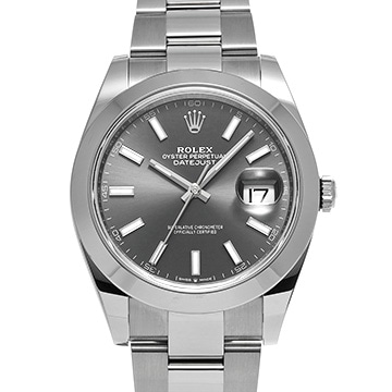 ロレックス デイトジャスト 41 126300 スレートグレー メンズ 時計 【新品】【wristwatch】