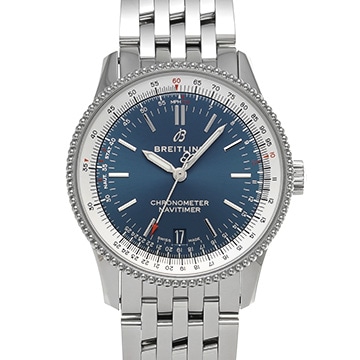 ブライトリング ナビタイマー オートマチック 38 A17325211C1A1 ブルー メンズ 時計 【中古】【wristwatch】