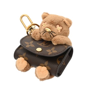 ルイ ヴィトン モノグラム バッグチャーム LV キュート ブラウン M01561 モノグラムキャンバス ユニセックス 【中古】【other】