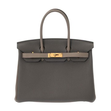 エルメス バーキン 30 SPオーダー エタン/グリアスファルト トゴ レディース バッグ 【中古】【bag】