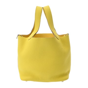 エルメス ピコタンロック PM  ライム トリヨンクレマンス レディース バッグ 【中古】【bag】